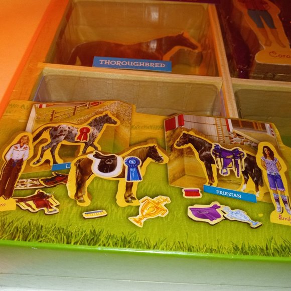T.S. S.0 Toys Collectable Wooden Horses Learning About